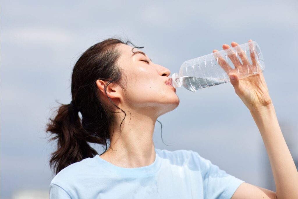 Cold water on hot days