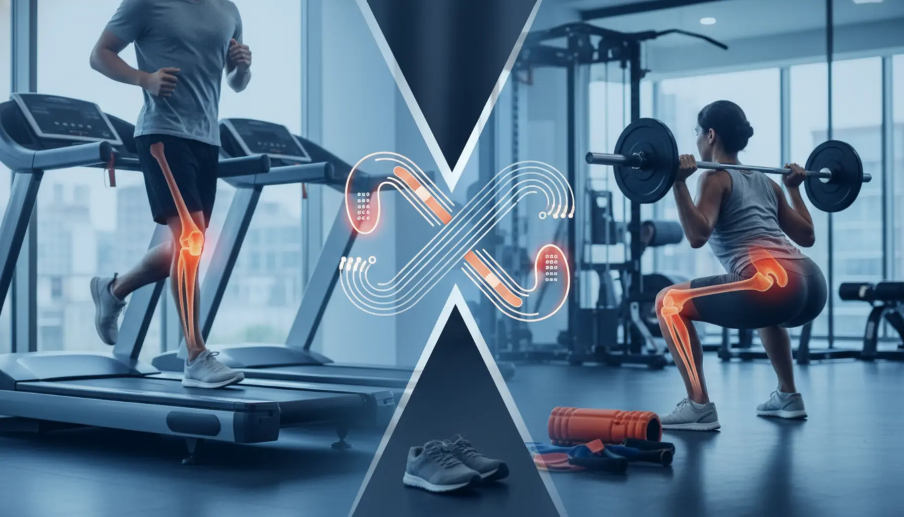 Jak uniknąć najczęstszych kontuzji biegaczy obrazujące prawidłową technikę