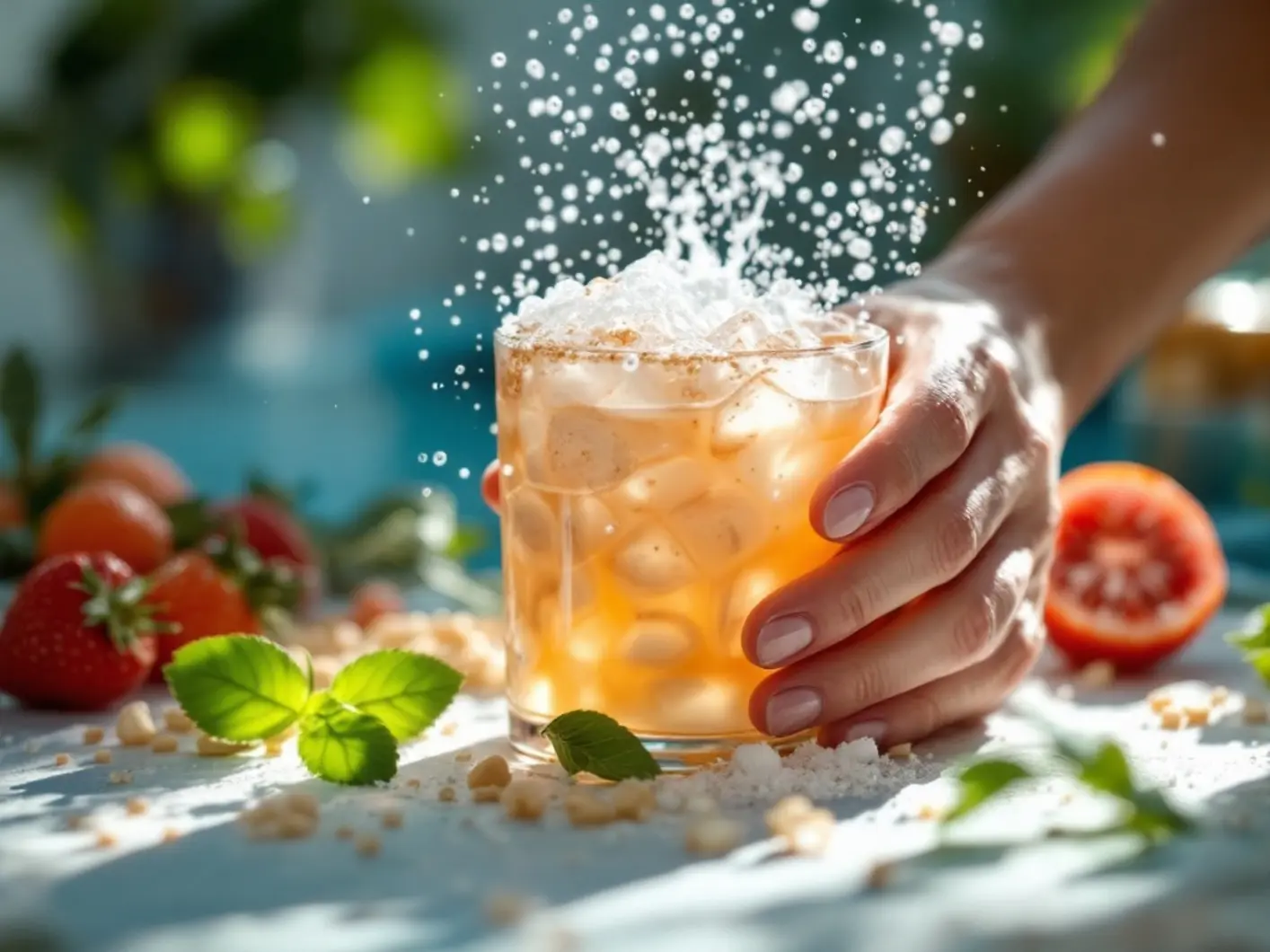Drinkable collagen and skin elasticity – facial skincare image