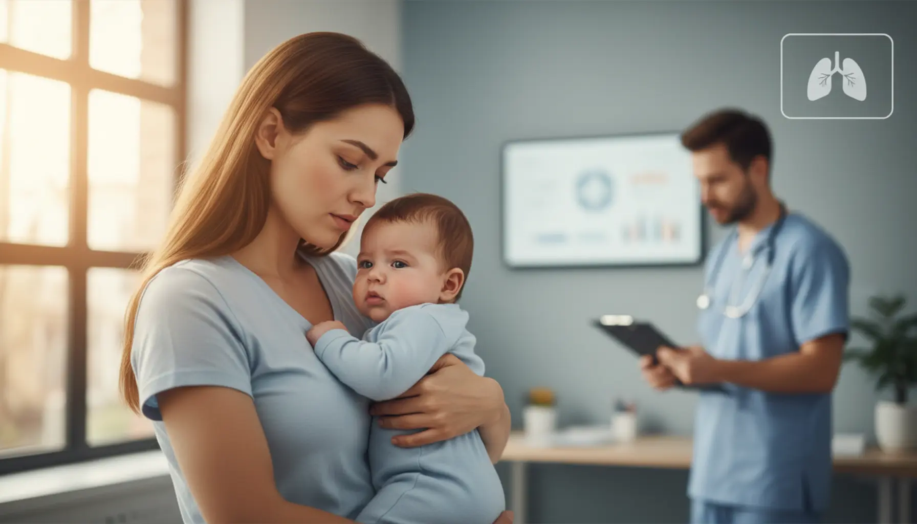 RSV u niemowląt i dzieci objawy leczenie kiedy do szpitala